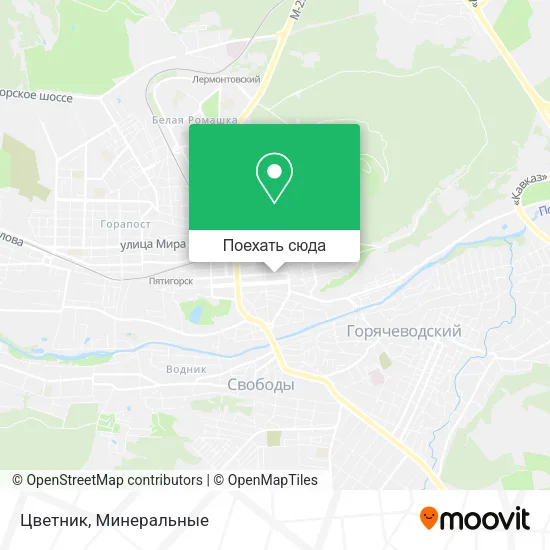 Карта Цветник