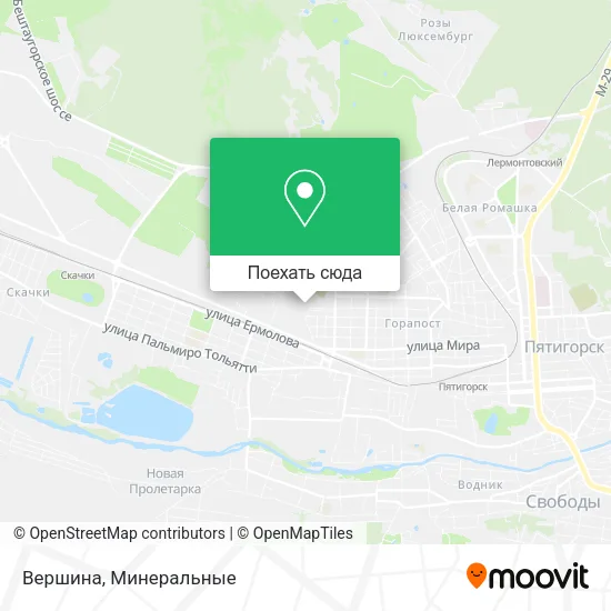 Карта Вершина