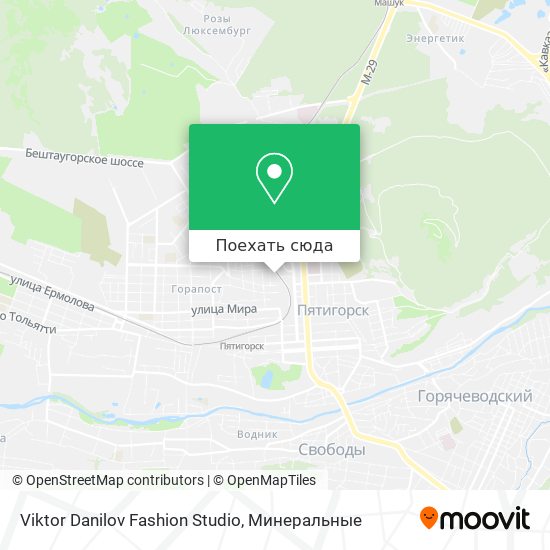 Карта Viktor Danilov Fashion Studio