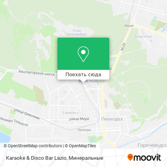 Карта Karaoke & Disco Bar Lazio