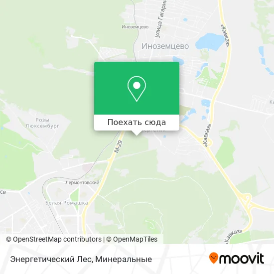 Карта Энергетический Лес