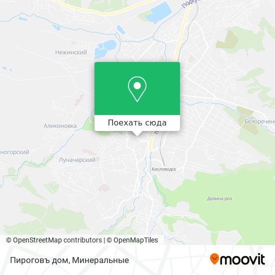Карта Пироговъ дом