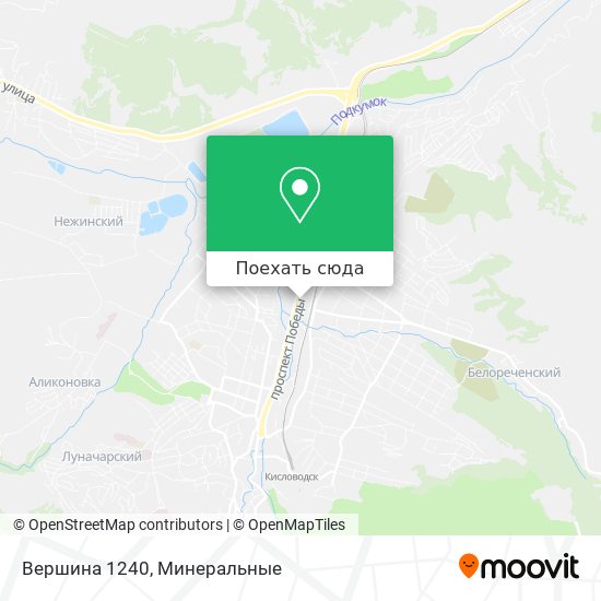 Карта Вершина 1240