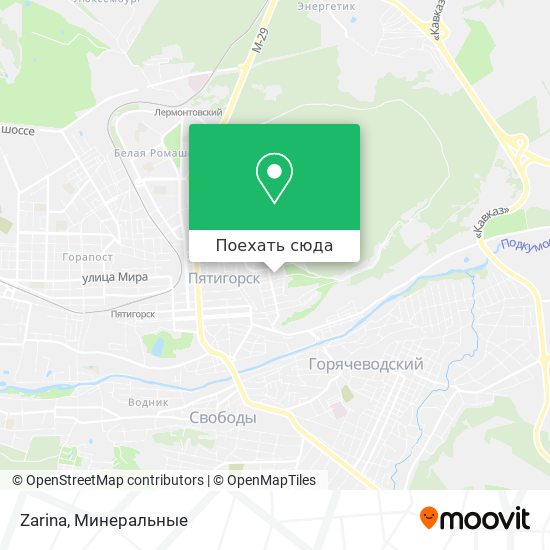 Карта Zarina