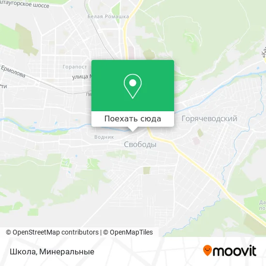 Карта Школа