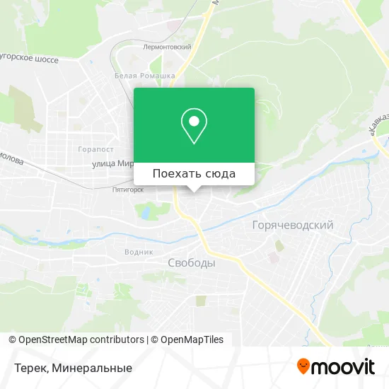 Карта Терек