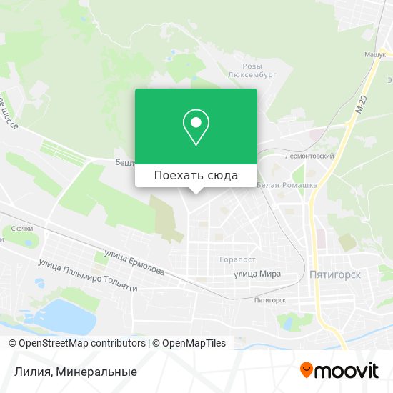 Карта Лилия