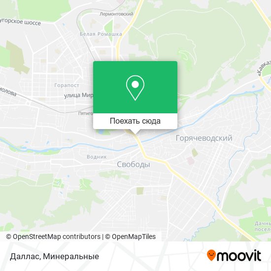 Карта Даллас