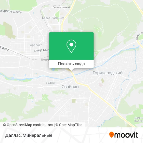 Карта Даллас