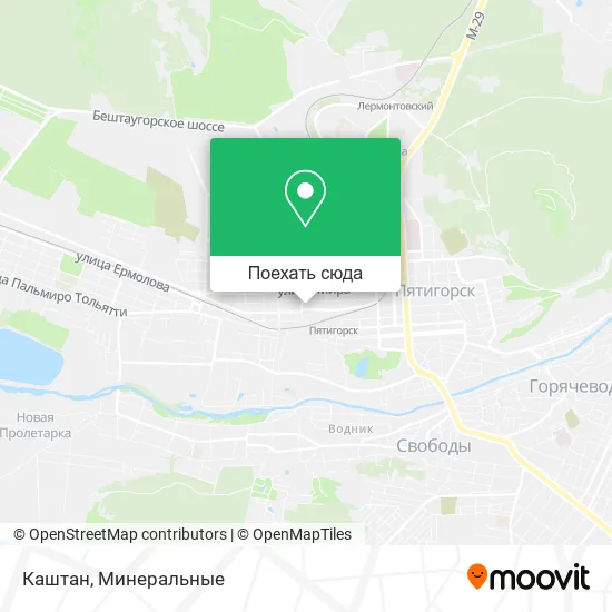 Карта Каштан