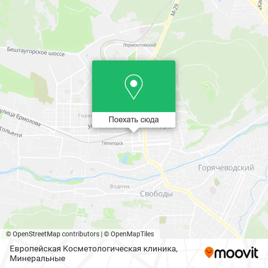 Карта Европейская Косметологическая клиника