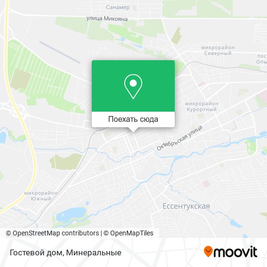 Карта Гостевой дом