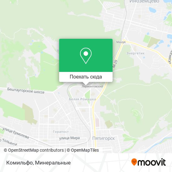 Карта Комильфо