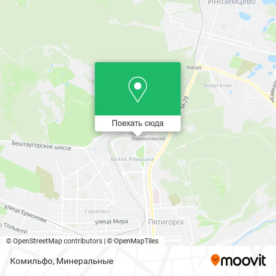 Карта Комильфо