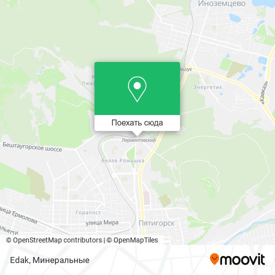 Карта Edak