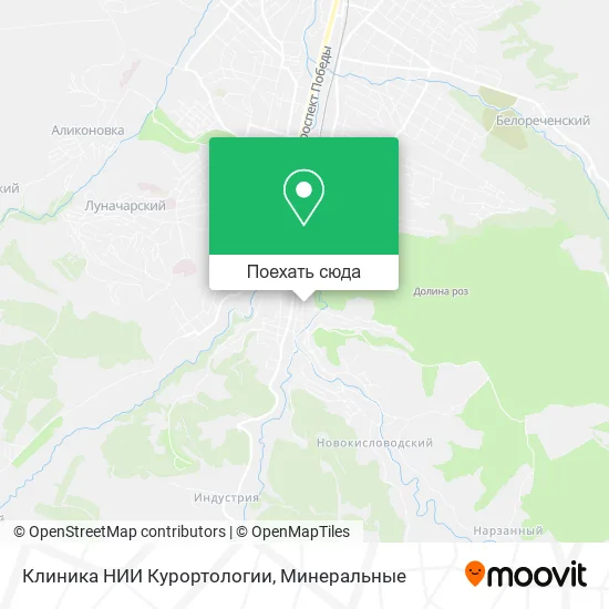 Карта Клиника НИИ Курортологии