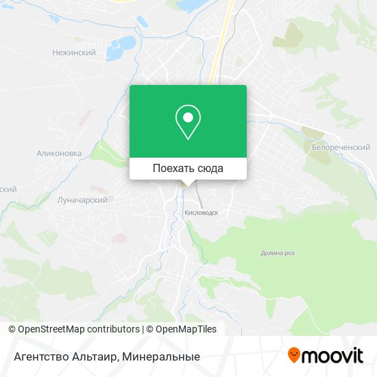 Карта Агентство Альтаир