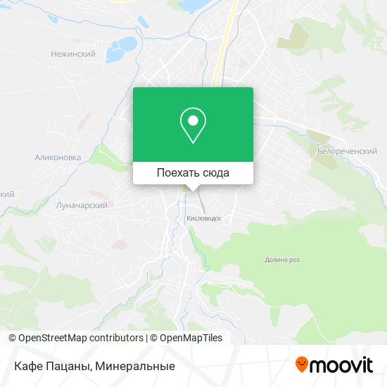 Карта Кафе Пацаны