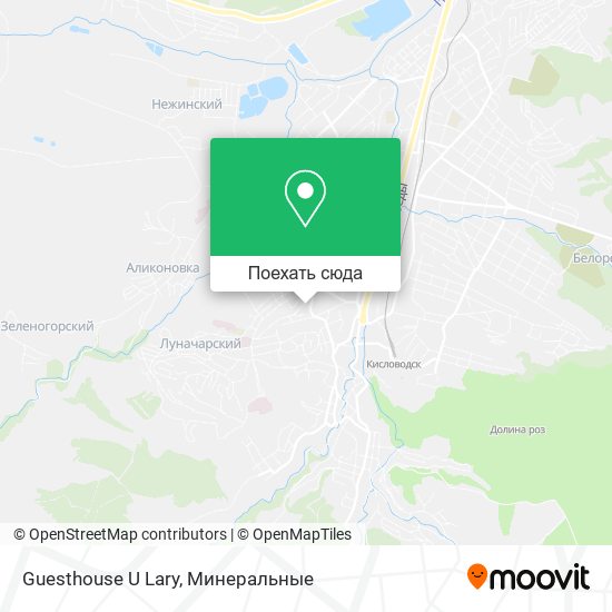 Карта Guesthouse U Lary