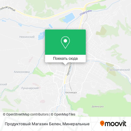 Карта Продуктовый Магазин Белен