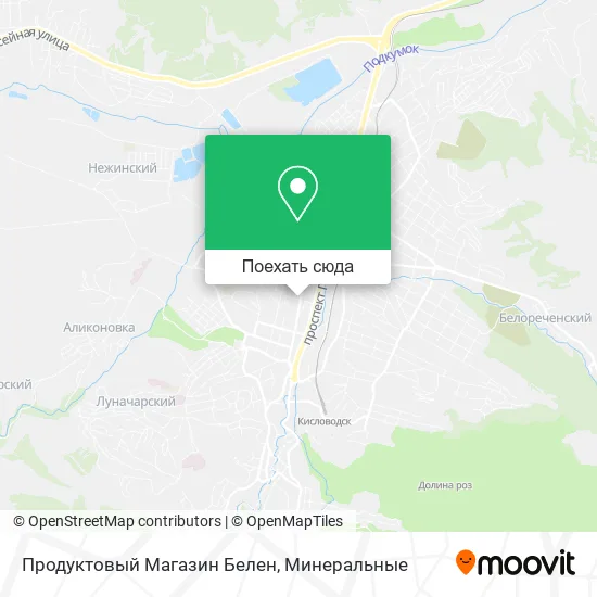 Карта Продуктовый Магазин Белен