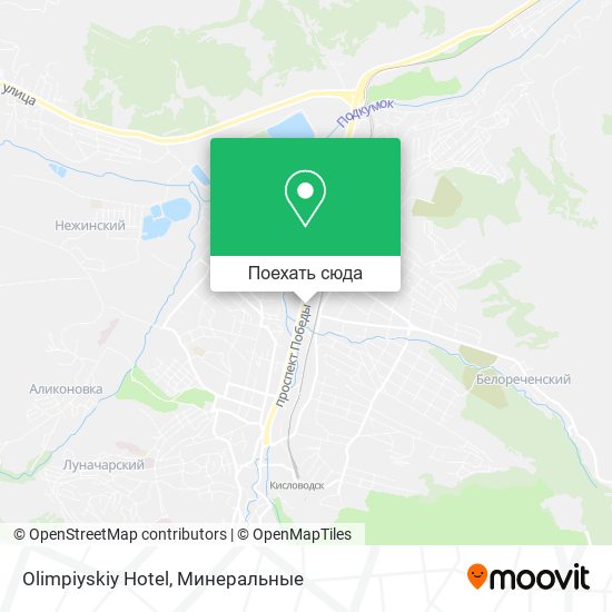 Карта Olimpiyskiy Hotel