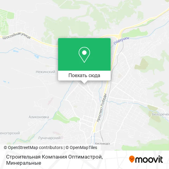 Карта Строительная Компания Оптимастрой