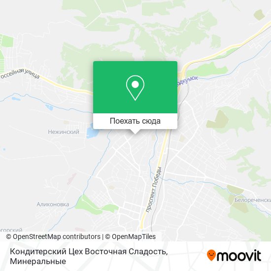 Карта Кондитерский Цех Восточная Сладость