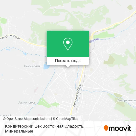 Карта Кондитерский Цех Восточная Сладость