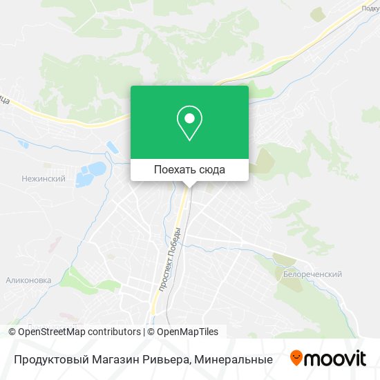 Карта Продуктовый Магазин Ривьера