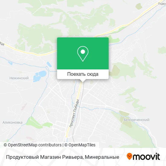 Карта Продуктовый Магазин Ривьера