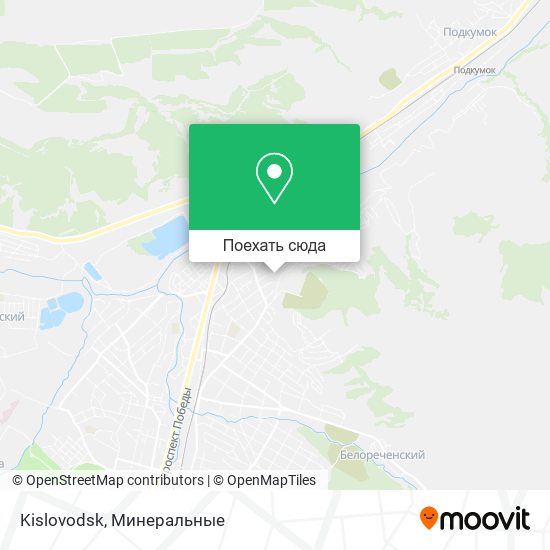 Карта Kislovodsk