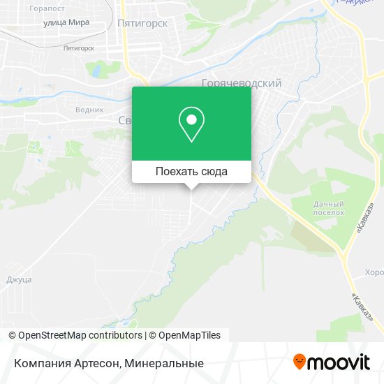 Карта Компания Артесон