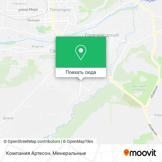 Карта Компания Артесон