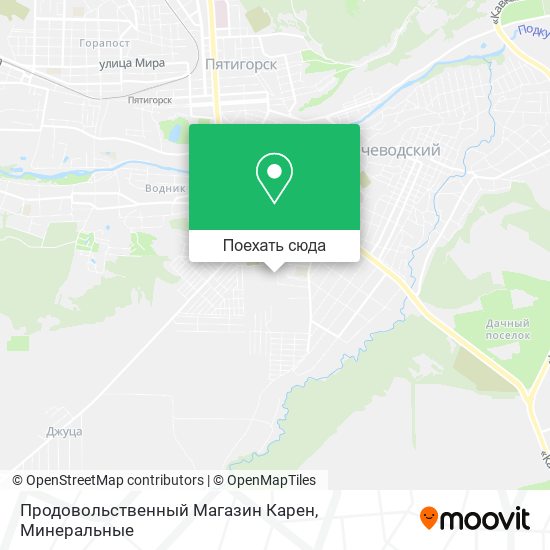 Карта Продовольственный Магазин Карен