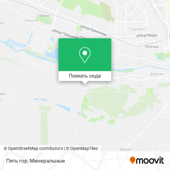 Карта Пять гор