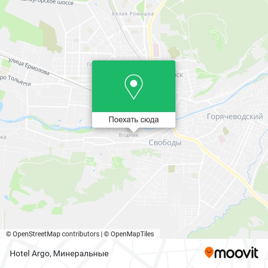 Карта Hotel Argo