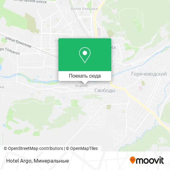 Карта Hotel Argo