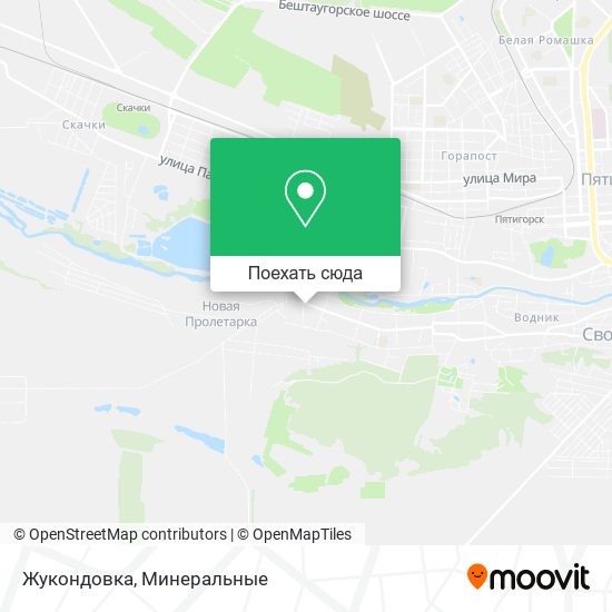 Карта Жукондовка