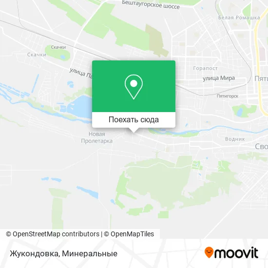 Карта Жукондовка