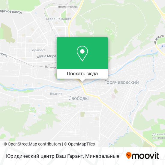 Карта Юридический центр Ваш Гарант