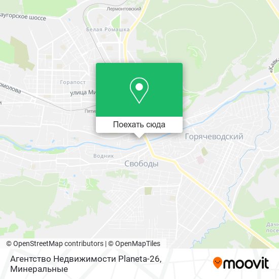 Карта Агентство Недвижимости Planeta-26