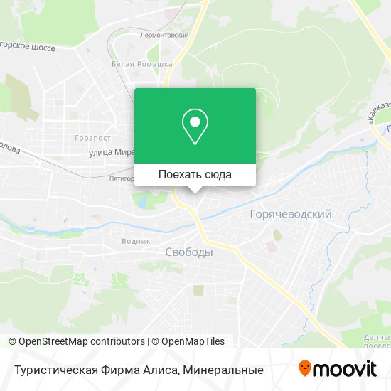 Карта Туристическая Фирма Алиса