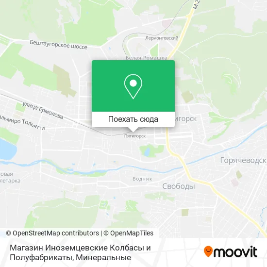 Карта Магазин Иноземцевские Колбасы и Полуфабрикаты