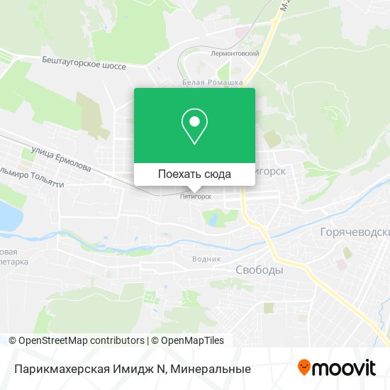 Карта Парикмахерская Имидж N