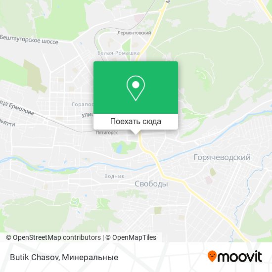 Карта Butik Chasov