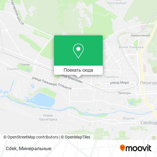 Карта Cdek