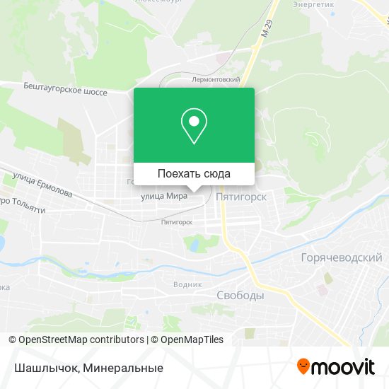 Карта Шашлычок