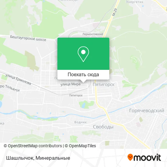 Карта Шашлычок