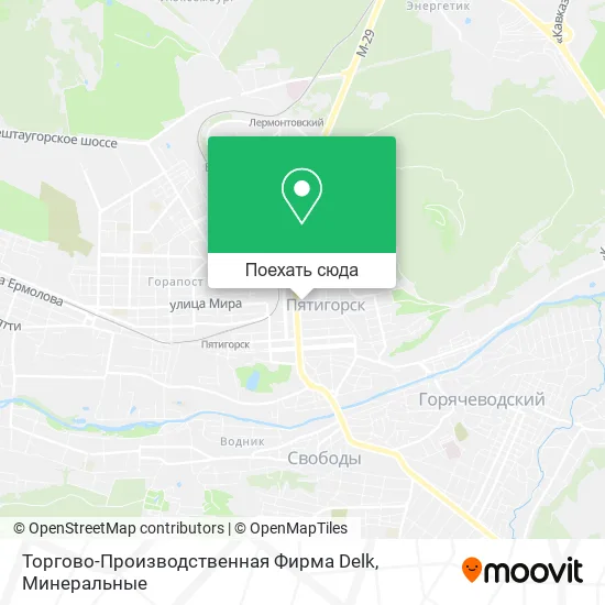 Карта Торгово-Производственная Фирма Delk
